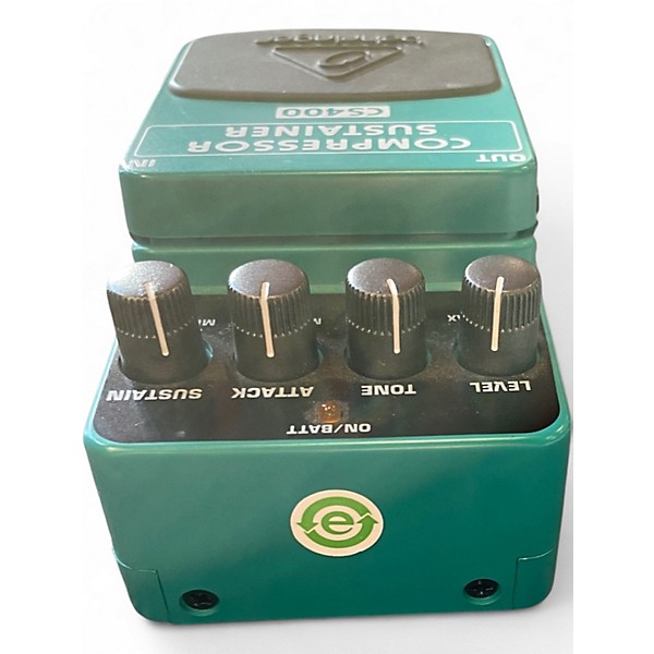 Used Behringer CS400 Compressor Sustainer Effect Pedal