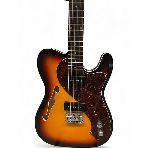 Used Archer THINLINE P90 3 Color Sunburst Hollow Body Electric Guitar