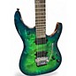 Used Schecter C-6 FR Pro Green Solid Body Electric Guitar