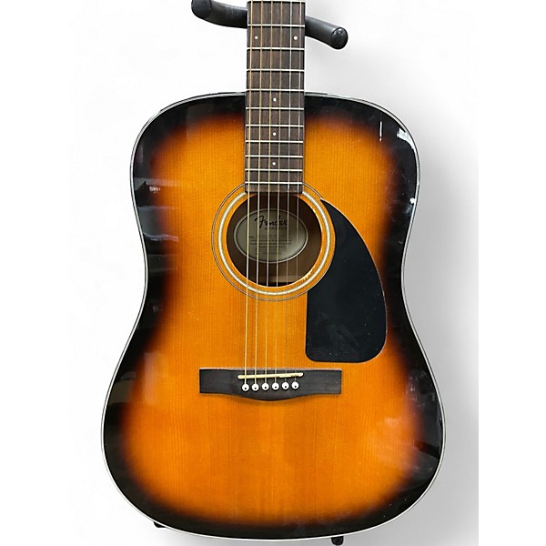 Used Fender DG-60 2 Tone Sunburst Acoustic Guitar
