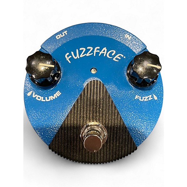 Used Dunlop FFM1 Silicon Fuzz Face Mini Blue Effect Pedal