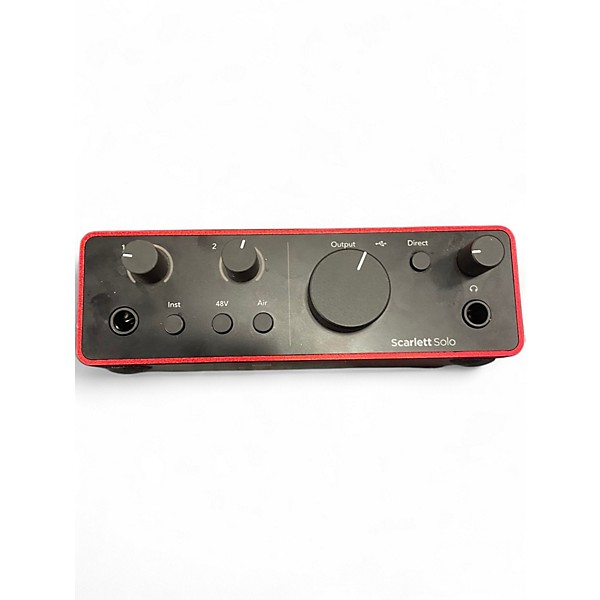 Used Focusrite SCARLETT SOLO GEN4 Audio Interface