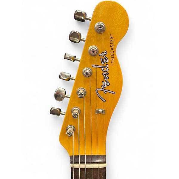 Used Fender Custom Shop Jimmy Page Mirror Telecaster White Blonde Solid Body Electric Guitar