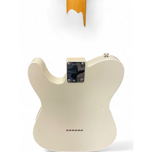 Used Fender Custom Shop Jimmy Page Mirror Telecaster White Blonde Solid Body Electric Guitar