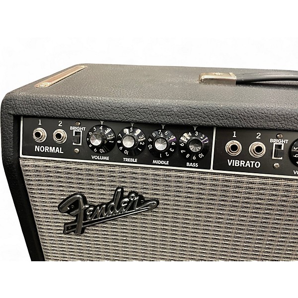 Used Fender 1965 Reissue Twin Reverb 85W 2x12 Tube Guitar Combo Amp