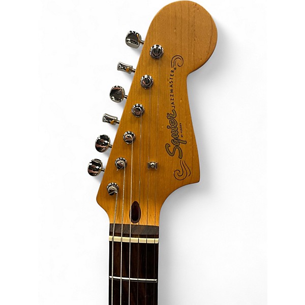 Used Squier J Mascis Jazzmaster Olympic White Solid Body Electric Guitar