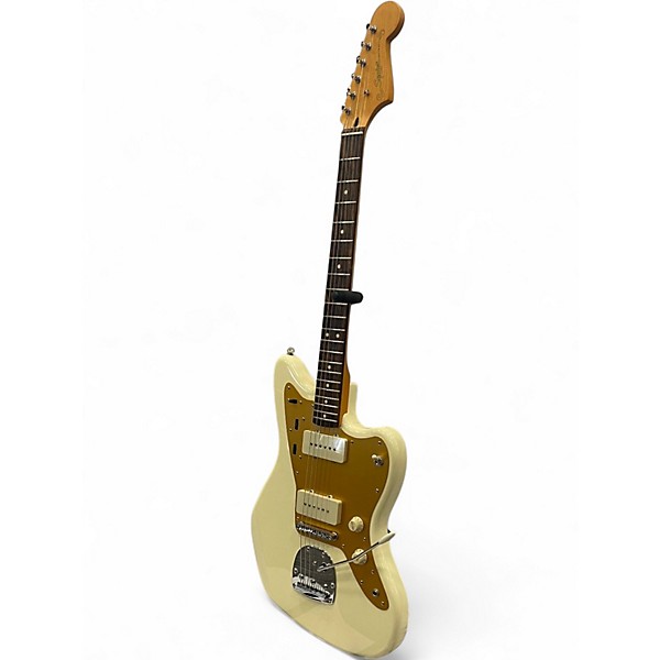 Used Squier J Mascis Jazzmaster Olympic White Solid Body Electric Guitar