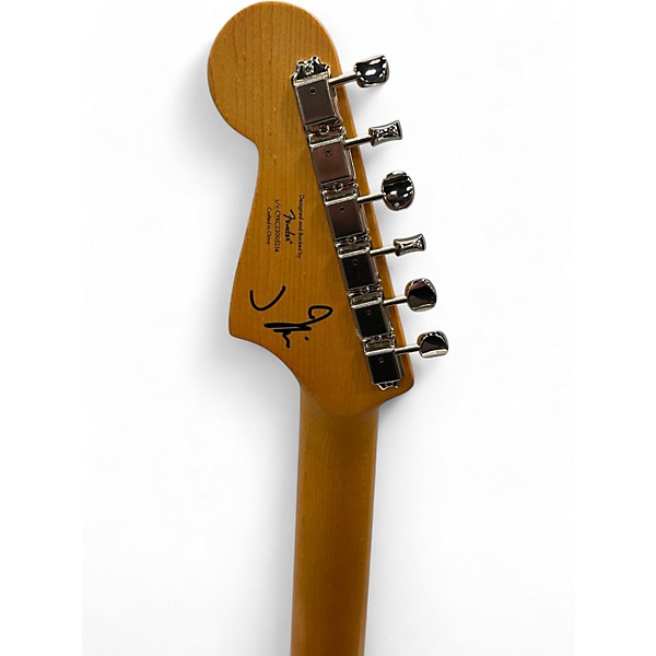 Used Squier J Mascis Jazzmaster Olympic White Solid Body Electric Guitar