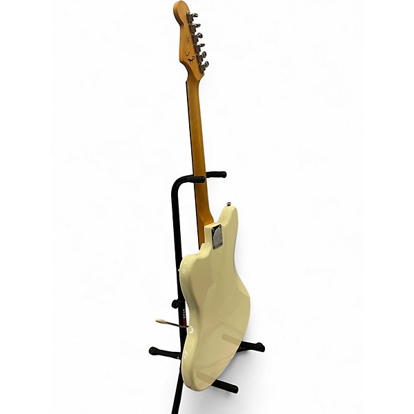 Used Squier J Mascis Jazzmaster Olympic White Solid Body Electric Guitar