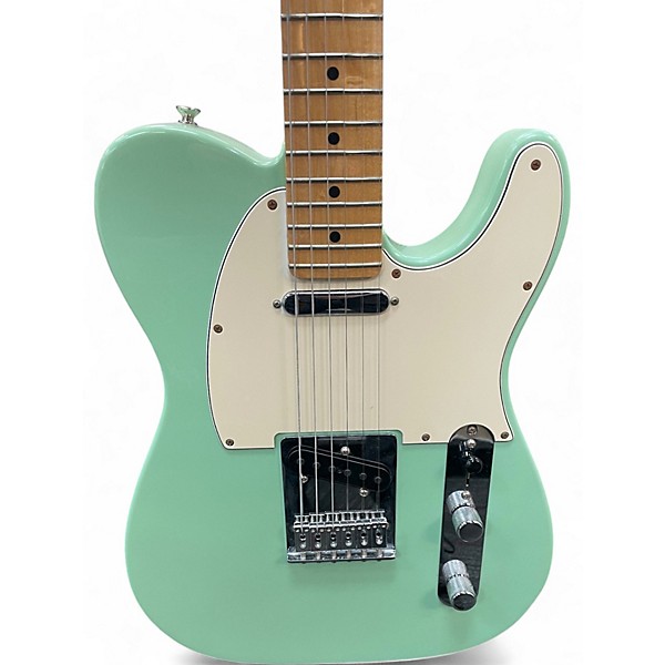 Used Fender Player Telecaster Green Solid Body Electric Guitar