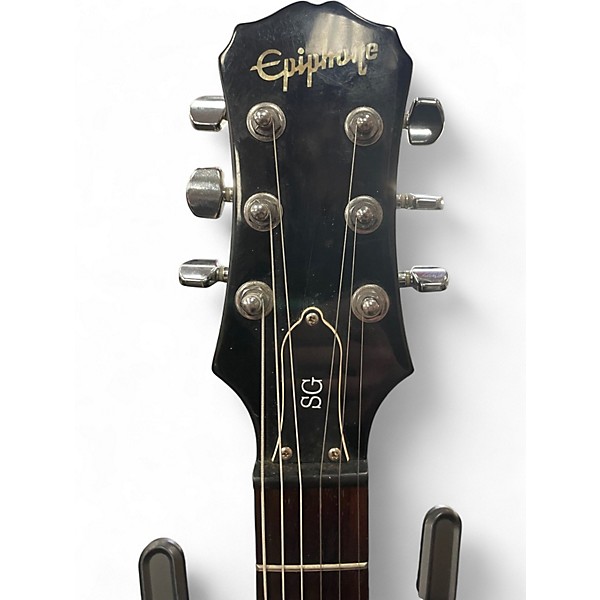 Used Epiphone SG Black Solid Body Electric Guitar