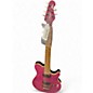 Used Sterling by Music Man AX40 trans pink Solid Body Electric Guitar