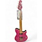 Used Sterling by Music Man AX40 trans pink Solid Body Electric Guitar