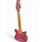 Used Sterling by Music Man AX40 trans pink Solid Body Electric Guitar