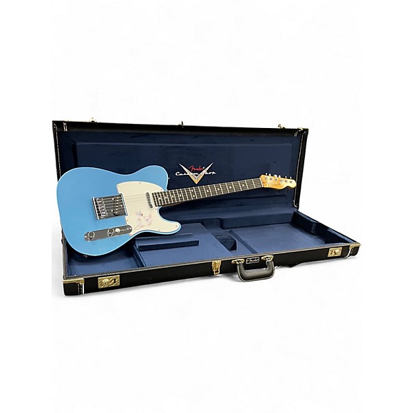 Used Fender W25 Custom Deluxe Telecaster Aged Lake Placid Solid Body Electric Guitar