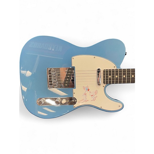 Used Fender W25 Custom Deluxe Telecaster Aged Lake Placid Solid Body Electric Guitar