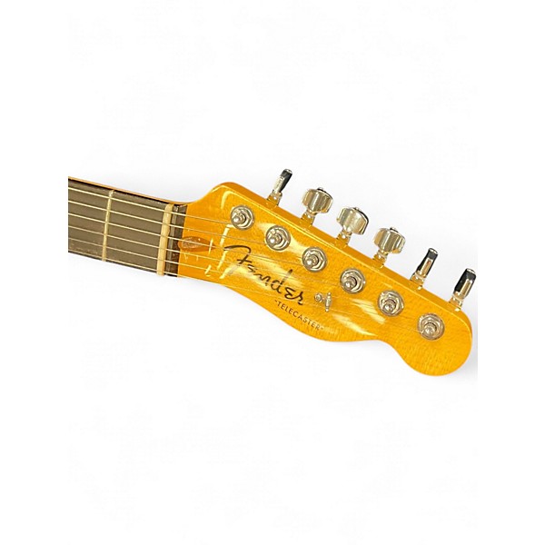 Used Fender W25 Custom Deluxe Telecaster Aged Lake Placid Solid Body Electric Guitar
