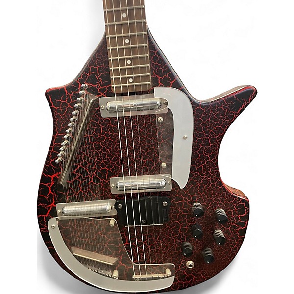 Used Rogue STR-1 Red Crackle Solid Body Electric Guitar