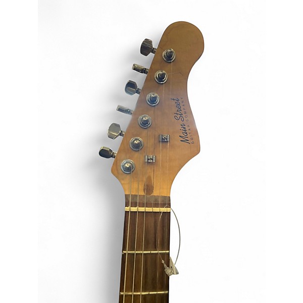 Used Main Street S-BODY AMERICAN FLAG Solid Body Electric Guitar