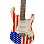 Used Main Street S-BODY AMERICAN FLAG Solid Body Electric Guitar