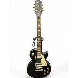 Used Epiphone Les Paul Traditional Pro IV Black Solid Body Electric Guitar