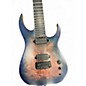Used Schecter Guitar Research KM-7 MK-III Lagoon Fade Solid Body Electric Guitar