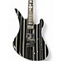 Used Schecter Guitar Research Synyster Gates Signature Custom S Black Pinstripes Solid Body Electric Guitar