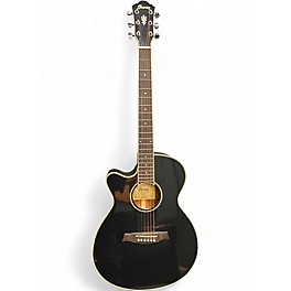 Used Ibanez AEG10NE Black Classical Acoustic Electric Guitar