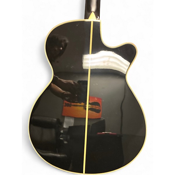Used Ibanez AEG10NE Black Classical Acoustic Electric Guitar