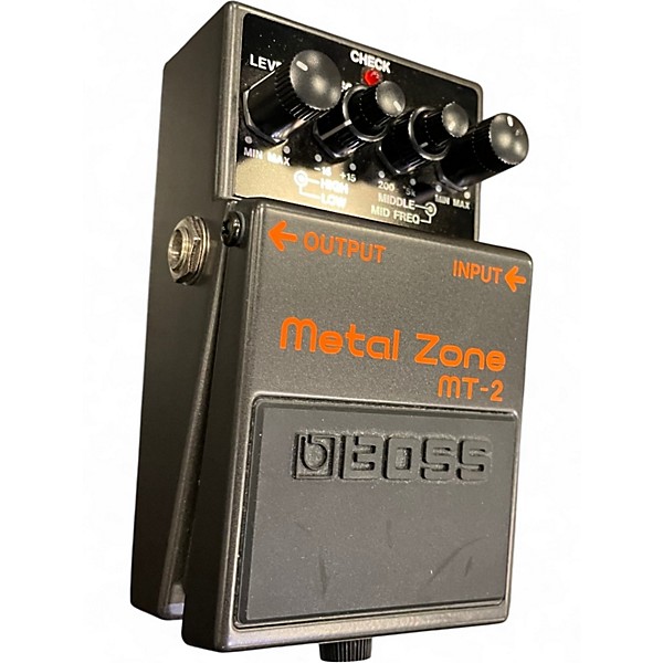 Used BOSS MT2 Metal Zone Distortion Effect Pedal