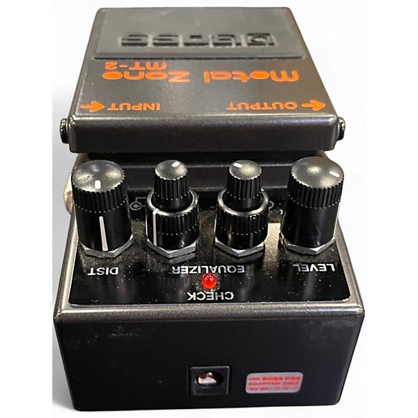 Used BOSS MT2 Metal Zone Distortion Effect Pedal