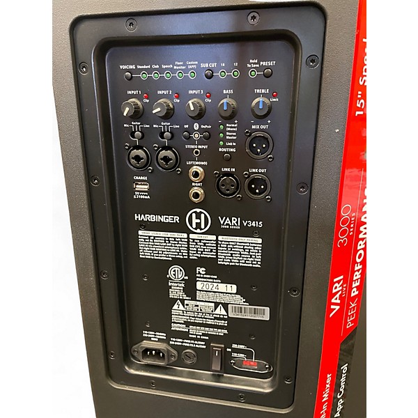 Used Harbinger V3415 Powered Speaker