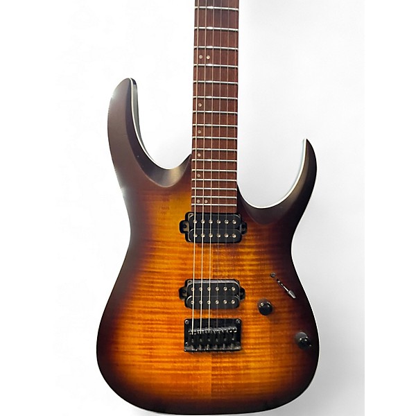 Used Ibanez RGA42FM 2 Tone Sunburst Solid Body Electric Guitar