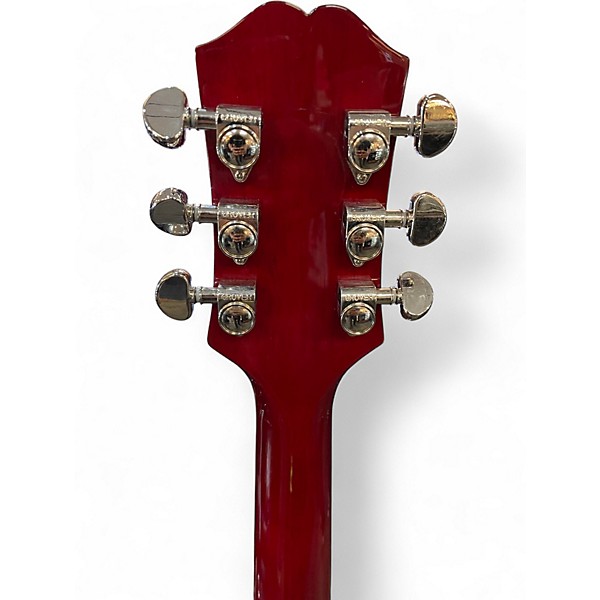 Used Epiphone Hummingbird EC Candy Apple Red Acoustic Electric Guitar