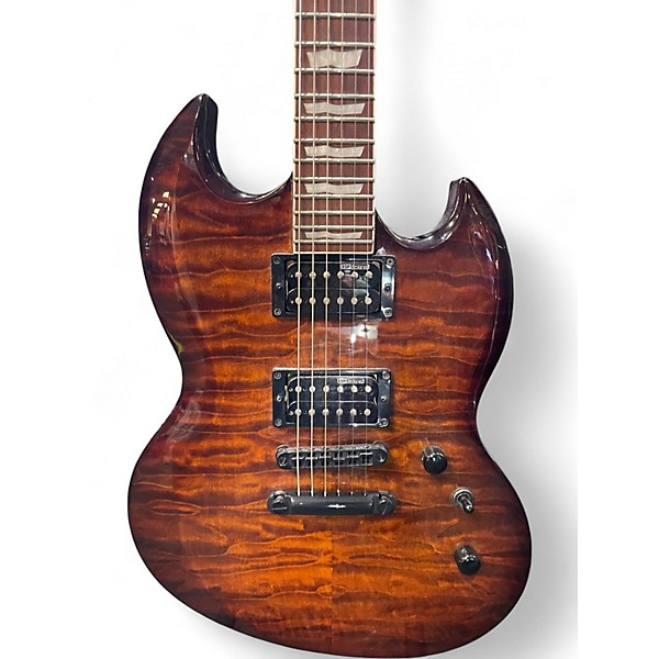 Used ESP LTD Viper 256 Trans Brown Solid Body Electric Guitar