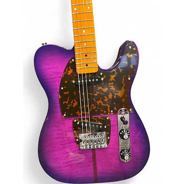 Used Firefly PURE Trans Purple Solid Body Electric Guitar