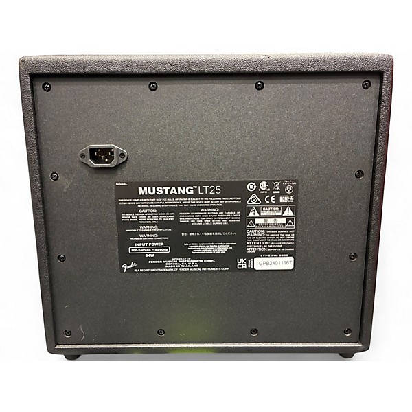 Used Fender Mustang LT25 25W 1x8 Guitar Combo Amp