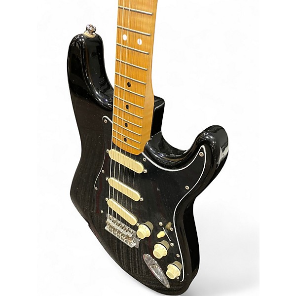 Used Fender Standard Stratocaster BLACK Solid Body Electric Guitar