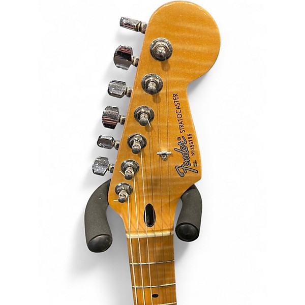 Used Fender Standard Stratocaster BLACK Solid Body Electric Guitar