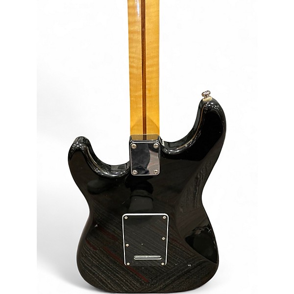 Used Fender Standard Stratocaster BLACK Solid Body Electric Guitar