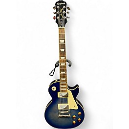 Used Epiphone Les Paul Standard Trans Blue Solid Body Electric Guitar