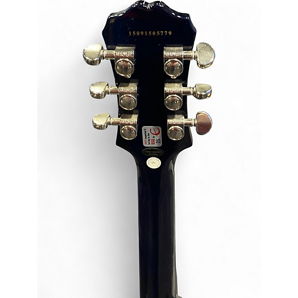 Used Epiphone Les Paul Standard Trans Blue Solid Body Electric Guitar