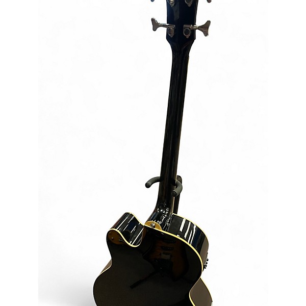 Used Ibanez AEB5E Black Acoustic Bass Guitar