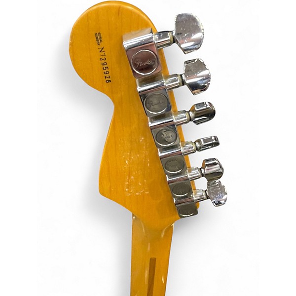 Used 1997 Fender Standard Stratocaster Inca Silver Solid Body Electric Guitar