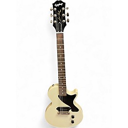 Used Epiphone Les Paul Junior Alpine White Solid Body Electric Guitar