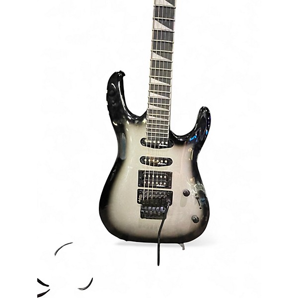 Used Jackson JS Dinky Arch Top JS34 Silver Burst Solid Body Electric Guitar