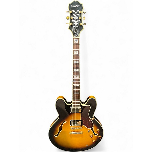 Used Epiphone Sheraton II 3 Color Sunburst Hollow Body Electric Guitar