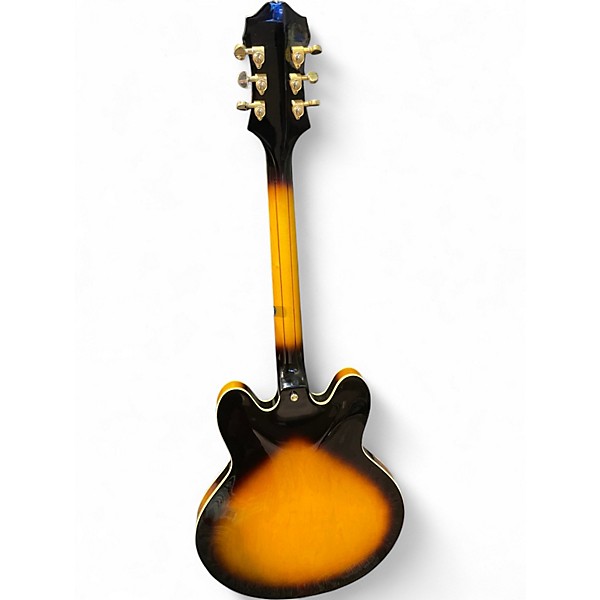 Used Epiphone Sheraton II 3 Color Sunburst Hollow Body Electric Guitar