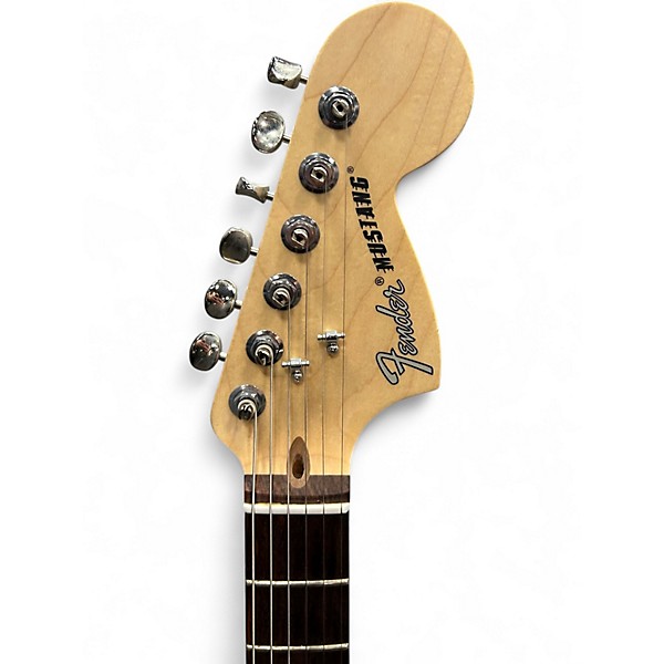 Used 2023 Fender American Performer Mustang Vintage White Solid Body Electric Guitar