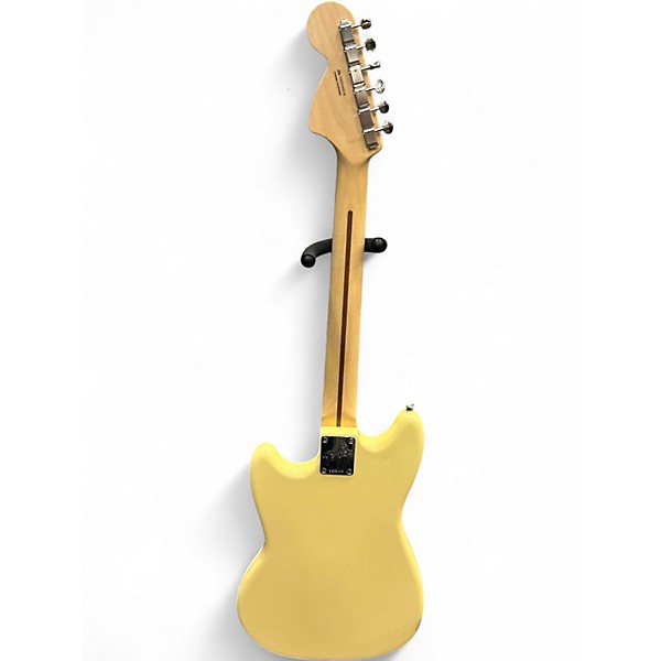 Used 2023 Fender American Performer Mustang Vintage White Solid Body Electric Guitar